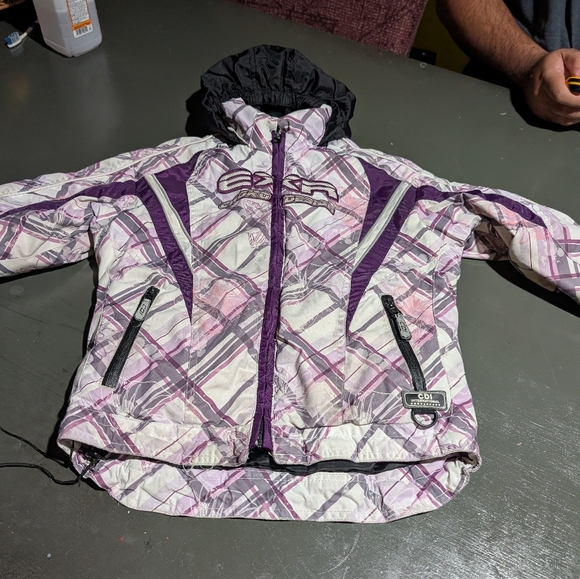 EXR Choko Design Powersports Jacket Kids Size 6 *Flaws In Pics